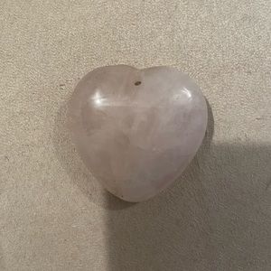 Rose Quartz Heart